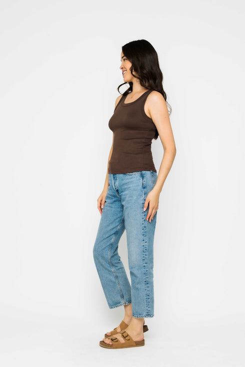 Leanne-Crew Neck Tank